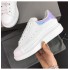 McQueen Guangdong Little White Shoes Made of Genuine Leather 2023 New Women's Shoes, Popular in Autumn and Winter, Versatile, Thick Bottom, Inner Height Increase McQueen Board Shoes