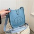 Bag women's bag 2024 new Evelyn bucket bag mini mini TOGO shoulder crossbody women's bag solid color small square