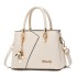 2024 Autumn/Winter New Fashionable Middle aged Handbag with Large Capacity Litchi Pattern Single Shoulder Crossbody Bag