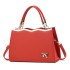 2024 New Fashionable Bow Bridal Bag Simple and ladylike Style Handbag Large Capacity Single Shoulder Cross Shoulder Bag Trendy