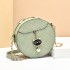 Live streaming recommendation women's bag 2024 summer new fashionable cat small round bag Korean version diamond grid embroidery thread single shoulder chain bag