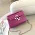 Cross border 2023 new women's bag fashion chain versatile Kelly simple and stylish versatile shoulder bag crossbody bag