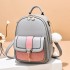 【 Cross border Backpack 】 Women's Bag 2024 New Casual Fashion Handheld Backpack Color blocked Large Capacity Travel Bag