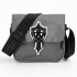 European and American fashion brand TRAPSTAR men's white label black bag Oxford cloth crossbody bag Hip hop outdoor couple storage bag