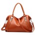 Women's Bag 2024 New Fashionable Soft Leather Handbag Trendy Large Capacity Bag Single Shoulder Cross Shoulder Women's Big Bag