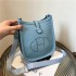 Bag women's bag 2024 new Evelyn bucket bag mini mini TOGO shoulder crossbody women's bag solid color small square