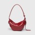 Za's pleated dumpling bag, women's fashionable armpit bag, high-end retro red women's bag, European and American trendy casual shoulder bag