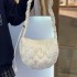 Dumpling bag 2024 autumn and winter niche versatile cloud pleated bag women's large capacity lightweight down shoulder bag crossbody bag