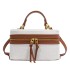 ZA Women's Bag 2024 New Popular Handbag Hard Fashion Small Square Bag Structure Bag Single Shoulder Mini Crossbody Bag