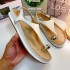 ZA toe sandals for outdoor wear 2024 summer new round headed flat bottomed leather Roman herringbone sandals for women