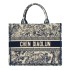 2024 New Classic Old Flower High Fashion Zoo Embroidery Tote Bag Elegant Handheld Shopping Women's Bag