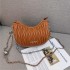 Cross border new rhinestone chain pleated women's bag, fashionable texture dumpling bag, versatile, light luxury single shoulder liquid crossbody bag