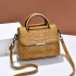 Bag Women's Bag 2024 New Personalized Stone Pattern Shoulder Bag Fashion Retro Large Capacity Handbag One Piece Hair Collection