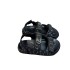 G Home Thick Bottom Slippers Velcro Embroidered Beach Sandals 2024 New Round Head Thick Bottom Metal Label Roman Sandals