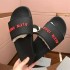 B Home 2023 Summer Paris New Letter Logo One Word Beach Slippers Women's Shoes Couple Shoes Candy Color Women