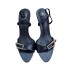 ZA Women's Shoes 2024 Autumn New Collection Women's Shoes Buckle Fashion Silk High Heels Temperament One Belt Open Toe Thin Heels Cool