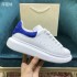 McQueen Little White Shoes for Women 2022 Spring and Autumn New High Quality Genuine Leather Thick soled Interior Height Increase Casual Sports Couple Shoes