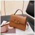 Bags Cross border Foreign Trade European and American Retro Large Capacity Handbag 2024 New Women's Bag Solid Color Commuter Bag Trend