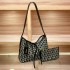 DIAOLUN2025 New Embroidered Old Flower Vintage Bag Handheld Commuter Bag Large Capacity Single Shoulder Underarm Tote Bag