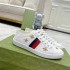 G Home Little Bee White Shoes Female 2024 Celebrity Same Style Genuine Leather Embroidered Versatile Couple Sports Board Shoes Ins Trendy Men