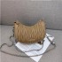 Cross border new rhinestone chain pleated women's bag, fashionable texture dumpling bag, versatile, light luxury single shoulder liquid crossbody bag