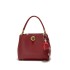 Cross border new high-end retro red bucket bag 2025 French hand-held bridal wedding bag, single shoulder crossbody women's bag