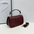 Cross border hot selling light luxury fashionable and stylish contrasting color saddle bag, versatile and niche single shoulder crossbody small square bag, one piece hair replacement