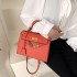 Spring and summer stylish hand-held Kelly bag 2024 new Korean version ins niche shoulder bag versatile crossbody women's bag