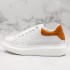 McQueen Little White Shoes 2022 Spring New Thick soled Height increasing Board Shoes Women's Casual Couple's Pine Cake Shoes Versatile Trendy Shoes