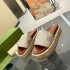 2023 Summer European Station New G Home Thick Bottom Waterproof Platform Women's Shoes Sponge Cake Bottom Casual Versatile One Word Slippers