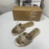 ZA2024 Summer New Women's Shoes with Mesh One Word Style and Fairy Style Versatile Beach Leisure Flat Bottom Cool Drag