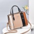 Bag for women 2024 autumn and winter new fashionable contrasting color handbag, large capacity women's spliced single shoulder crossbody bag trend