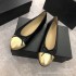 High version 22 new small fragrant style flat sole single shoes, women's butterfly bow comfortable lazy shoes, fragrant grandma low heel ballet shoes