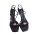 ZA autumn new product 2024 slim strap high-heeled sandals for women with metal buckle decoration, straight strap sandals, slim heel open toe women's sandals