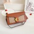 Cross shoulder handbag, new fashionable and simple bag, female internet celebrity, color blocking, versatile and high-end, single shoulder cross shoulder, Instagram wholesale