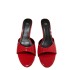 ZA2024 Spring New Women's Shoes, High Heels, Fine Heels, Sandals, Cool Slippers, Painted Surface, Exposed Toes, Straw Heels, Shoes