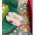 2023 Spring and Summer New Couple 977 Canvas Shoes Pink Versatile Casual Flat Shoes Retro Flower Cloth Shoes