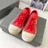 2022 Summer Paris New High Top Canvas Shoes for Women, Aged, Casual, Breathable, Half Dragged, Outdoor, Small Dirty Shoes, Couple, Men