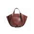 ZA One Shoulder Handheld Tote Bag 2024 Autumn New Product Fashionable Large Capacity Brown Commuter Mother and Child Bag Shopping Bag