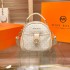 Hong Kong MK Luxury 2024 Premium Round Cake Small Bag with Versatile Style Single Shoulder Crossbody Handheld Women's Bag Cross border Delivery