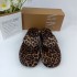 ZA women's shoes 2024 summer new leopard print sponge cake thick sole flip flops for height increase and slimming, vacation cool slippers for outdoor wear