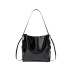 Z Home 2024 Autumn New Product Women's Bag Premium Texture Commuter Black Double Strap Single Shoulder Handheld Crossbody Bucket Bag