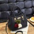 Bag for women 2024 European and American new fashionable single shoulder small bag, double-layer large capacity wool ball hand-held diagonal cross women's bag