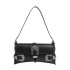 Cross border 2023 new trend simple niche design single shoulder underarm bag for women retro versatile buckle small square bag