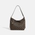 Light luxury vintage flower tote bag for women 2024 new fashionable and versatile large capacity commuting single shoulder crossbody tote bag