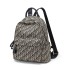 Fashionable and trendy brand backpack 2024 new Oxford canvas casual versatile lightweight printed high-end travel backpack