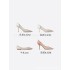 High end 2024 new JC high-heeled women's shoes with pointed, super sparkling crystal diamonds, shallow mouth, thin heels, hot pressed diamonds, banquet single shoes for women