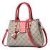 2024 New Fashionable Printed Women's Handbag with Large Capacity Color blocked Single Shoulder Cross Shoulder Bag Trend