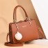 Big bag for women 2024 new trendy middle-aged mother bag, shoulder bag, crossbody bag, large capacity women's bag, hair replacement