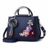 New 2024 Fashion Women's Flower Single Shoulder Crossbody Bag for Women, European and American Trendy Handheld Small Bag, Foreign Trade Shipping Agency